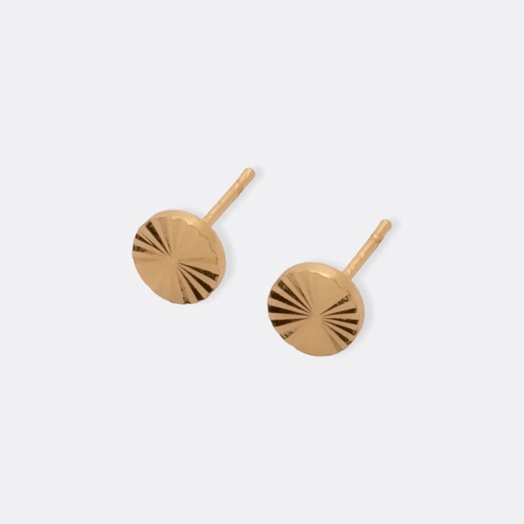 Aretes Sol Redondo 6 mm