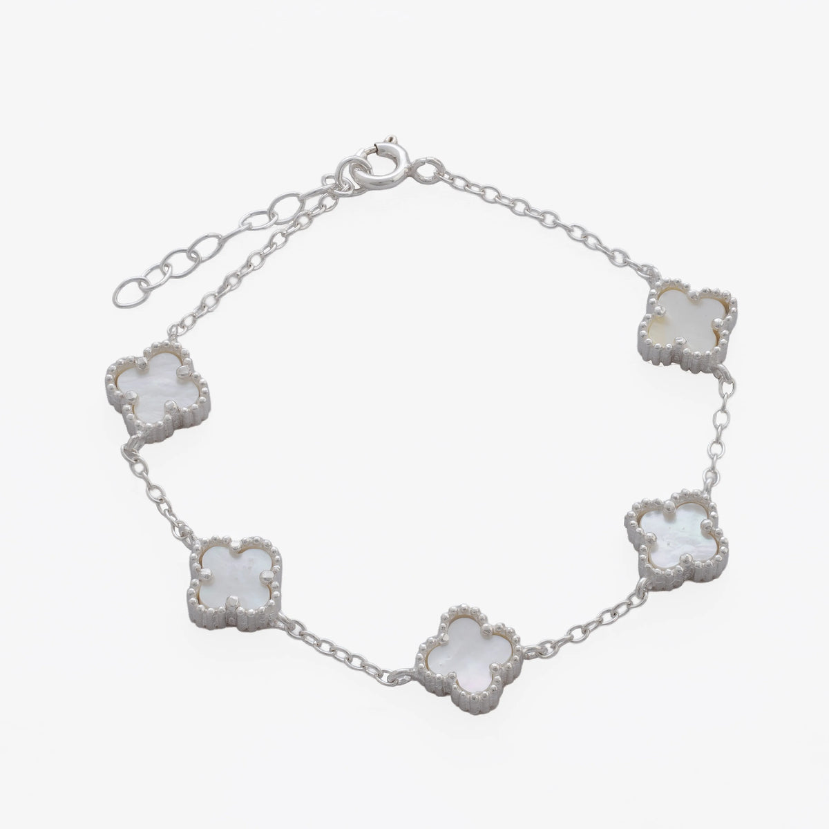 Pulsera Clover Nacar 5H 10 mm 17 Cms + Ext