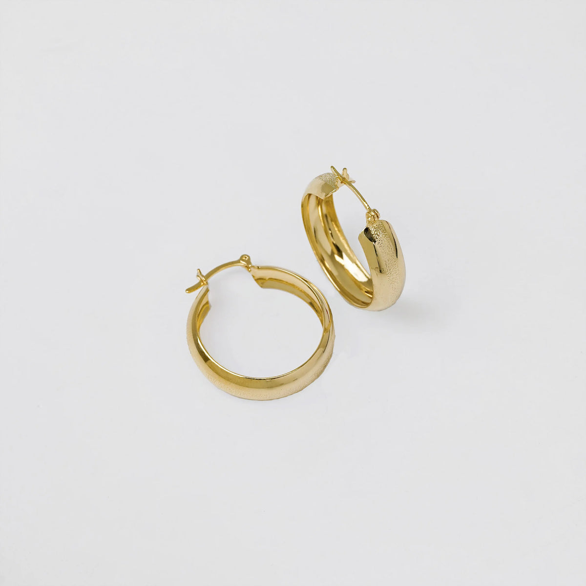 Aretes Candonga Gold Dust 3 Cms