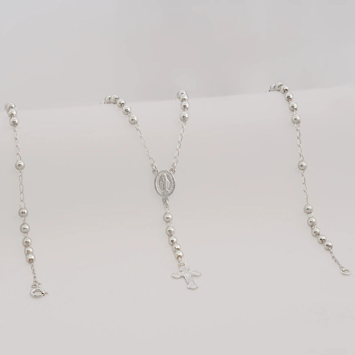 Rosario Milagrosa 4 mm 55 Cms