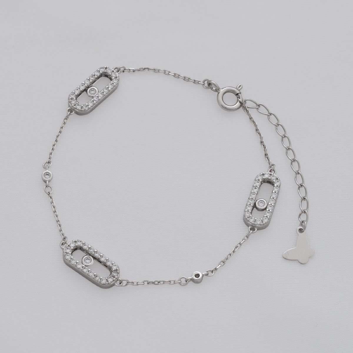 Pulsera Move Pave MSK 12 mm 16 Cms + Ext