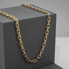 Cadena Aros Diamantada Gruesa 65 Cm