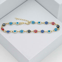Ojo Turco Multicolor 23 Cms + 2 Cms  Extensor