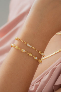 Pulsera Perla 16 Cms