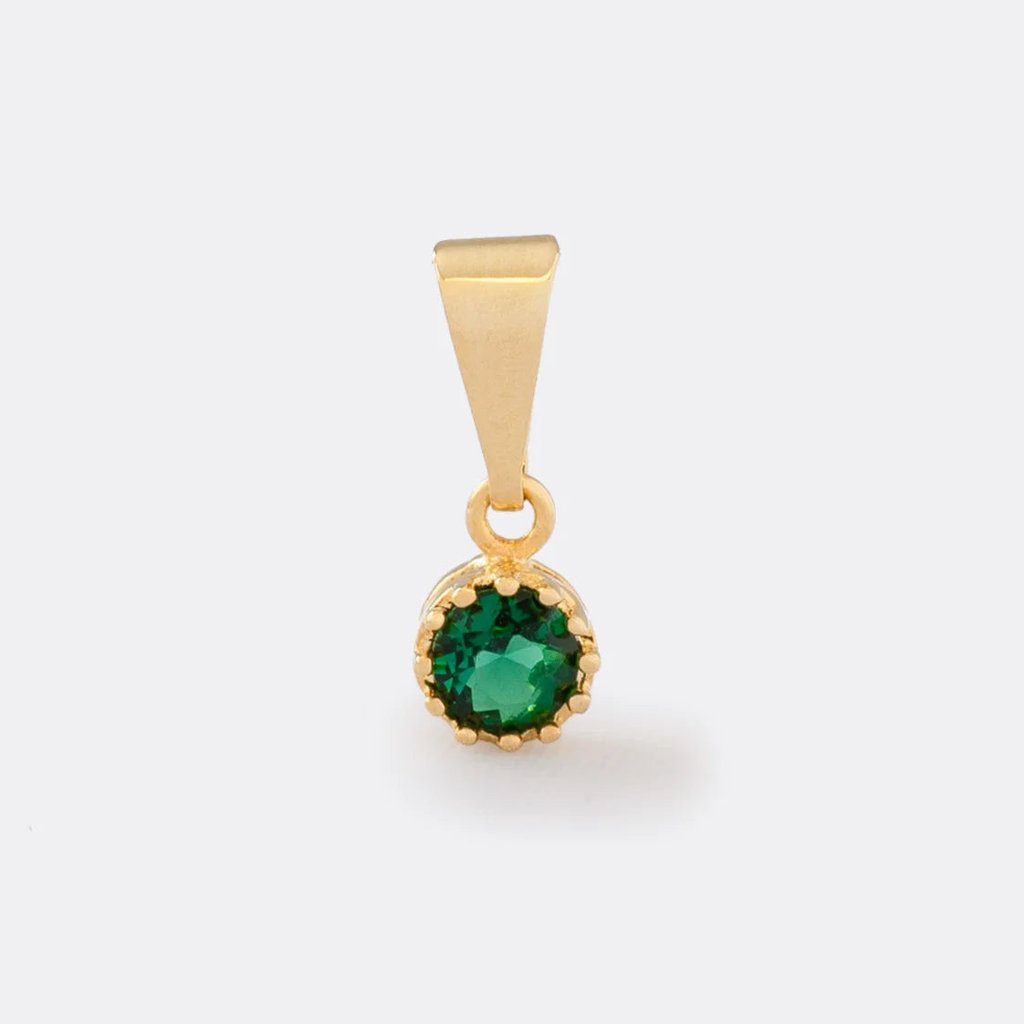 Circonia Mini Redonda Pequeña Verde