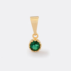 Circonia Mini Redonda Pequeña Verde