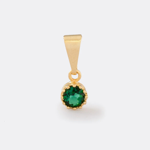 Circonia Mini Redonda Pequeña Verde