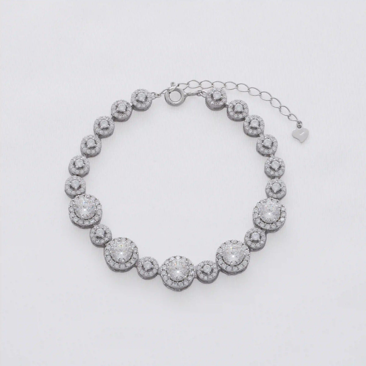 Pulsera Cleo MT 15 Cms Premium Plateria 925