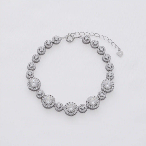 Pulsera Cleo MT 15 Cms Premium Plateria 925