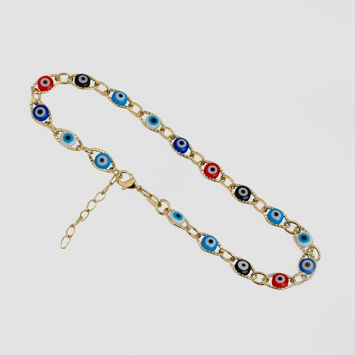 Ojo Turco Multicolor 23 Cms + 2 Cms  Extensor