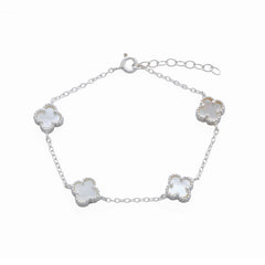 Pulsera Clover Nacar 4H 10 mm 17 Cms + Ext
