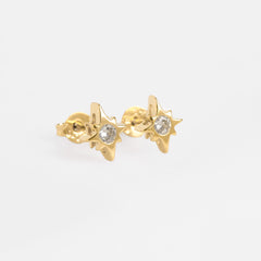 Aretes Estrella Circonia CRISTAL