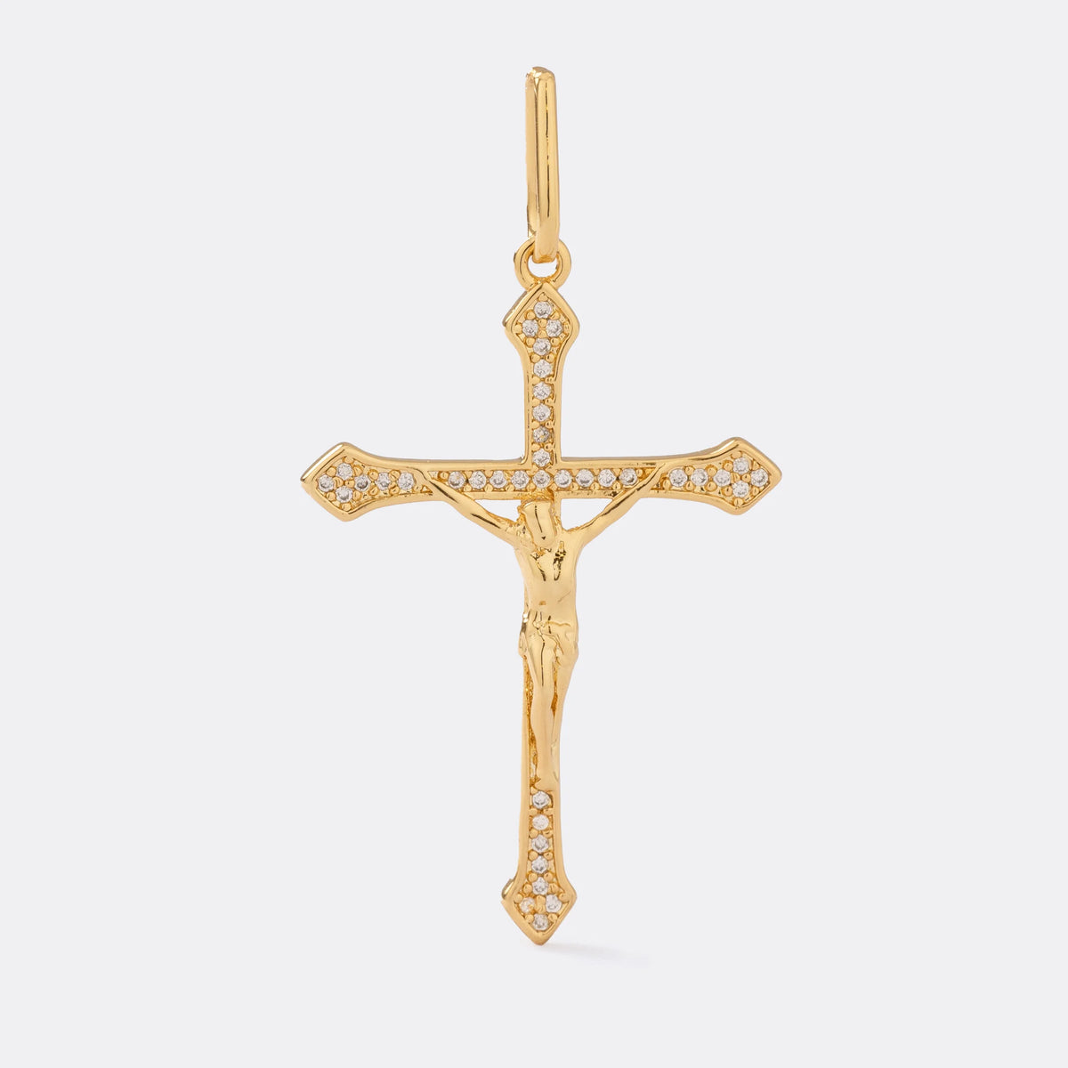 Cruz Cristo Circonias 4 Cms