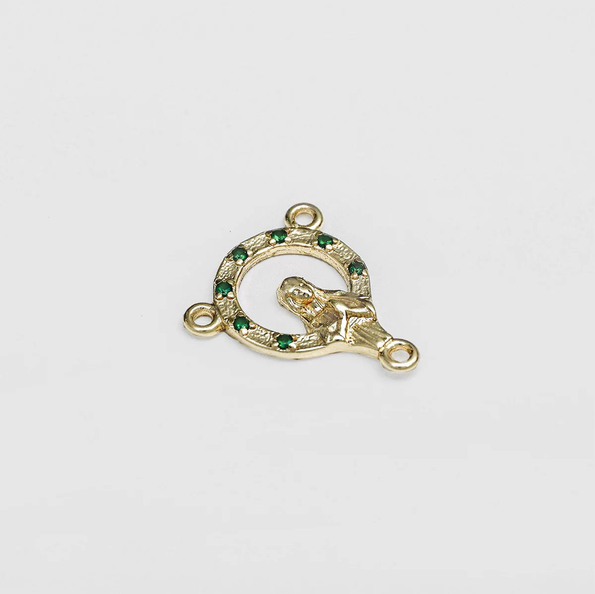 Crucero con Circonias 1.8 Cms Verde