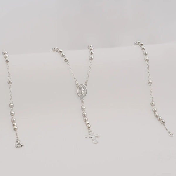 Rosario Milagrosa 4 mm 55 Cms