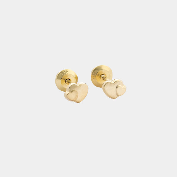 Aretes Topo Deux Love 4 mm