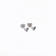 Aretes Topo Dual Heart 4x3 mm