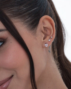 Aretes Core Heart 4x3 mm