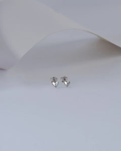 Aretes Topo Dual Heart 4x3 mm